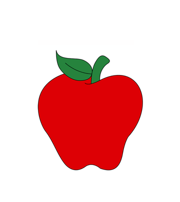Fresh Apple Coloring Pages