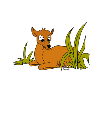 Bambi Clipart Coloring Pages