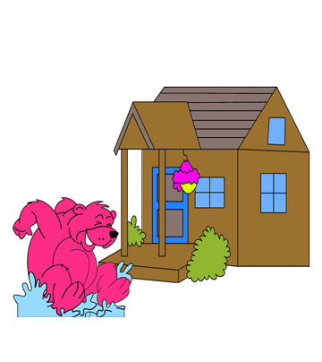 Happy Bear Coloring Pages