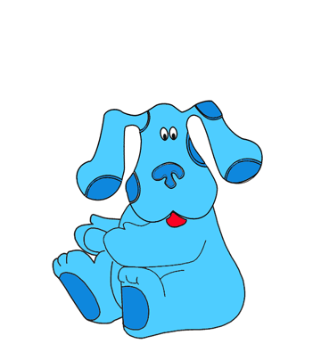 Blues Clues Coloring Pages on Blue Clue Blue Coloring Pages For Kids To Color And Print