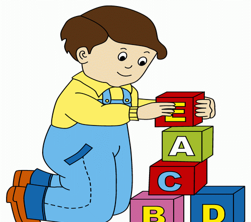 Alphabet Blocks Coloring Pages