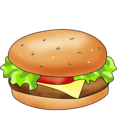 Burger Coloring Pages