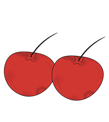 Cherries Coloring Pages