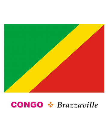 Congo Flag Coloring Pages