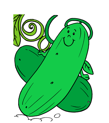 Cucumber1 Coloring Pages