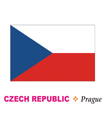 Czceh Republic Flag Coloring Pages