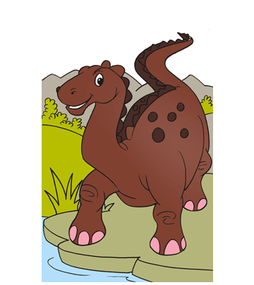 The First Dinosour Coloring Pages