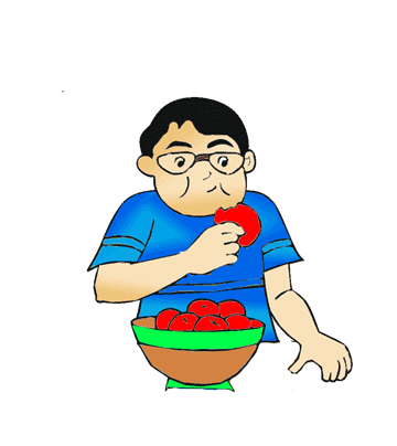 Eat Something Coloring Pages