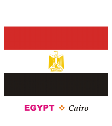 Egypt Flag Coloring Pages