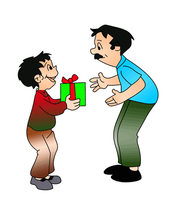 Fathers Day Gift Coloring Pages