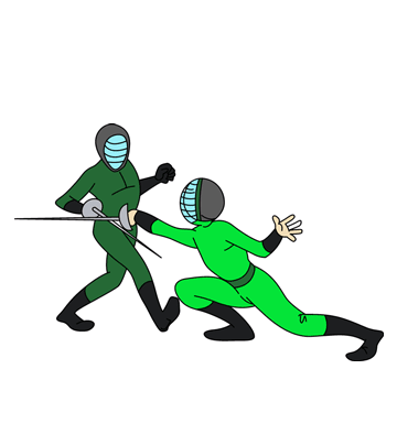 Fencing Coloring Pages