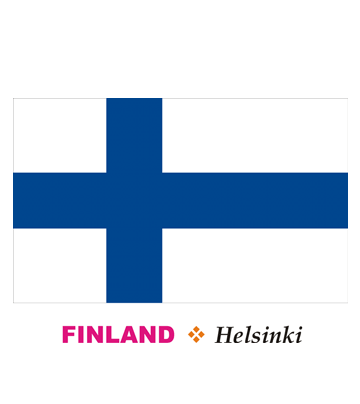 Finland Flag Coloring Pages