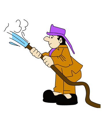 Fire Man Coloring Pages