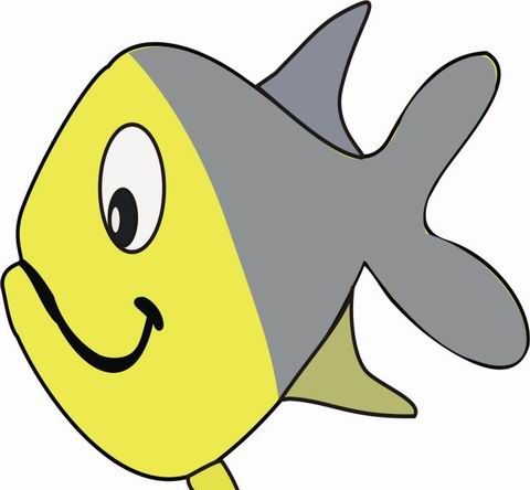 Smiling Fish Coloring Pages