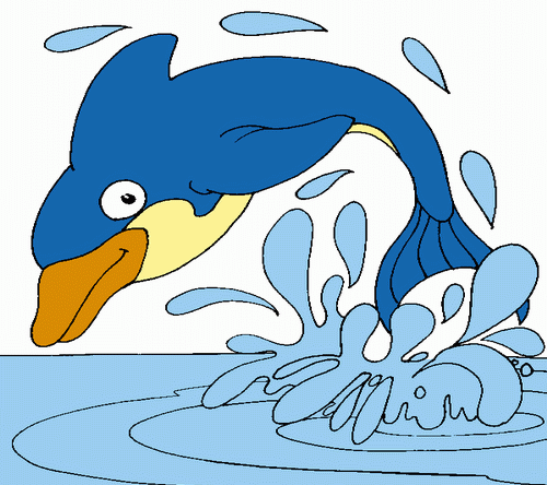 Jumping Fish Coloring Pages Kids Color Print