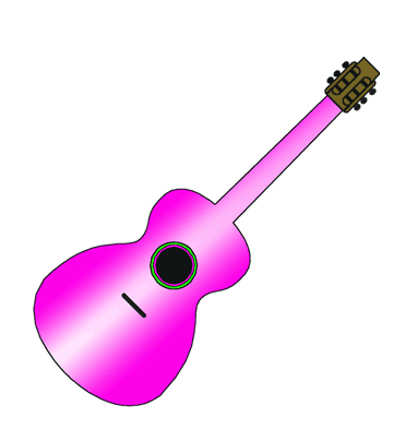 Guitar Coloring Pages