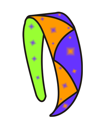 Hairband Coloring Pages