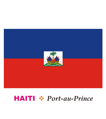 Haiti Flag Coloring Pages