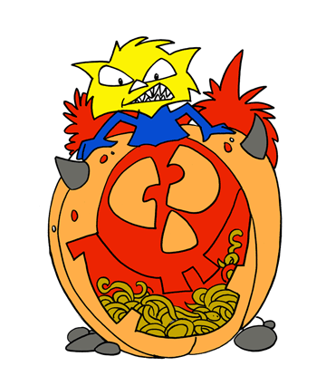 Halloween Clipart Coloring Pages