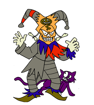 Halloween Joker Coloring Pages