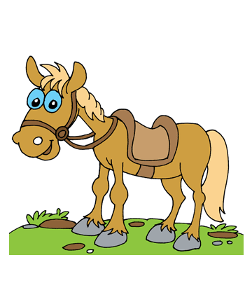 Horse Show Coloring Pages