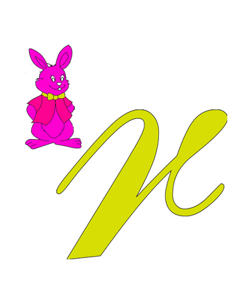 R For Rabbit Coloring Pages