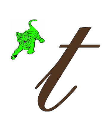 T For Tiger Coloring Pages