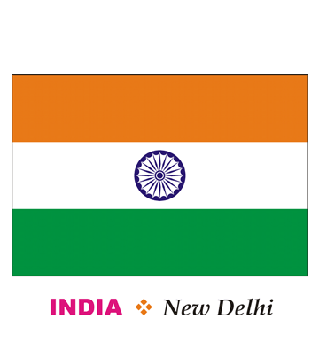 India Flag Coloring Pages