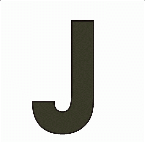 J-10th Alphabet Coloring Pages