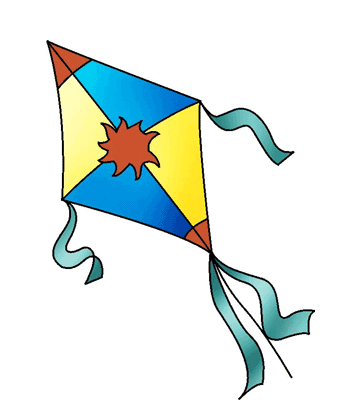 Kite Coloring Pages