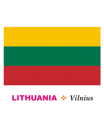 Lithuania Flag Coloring Pages