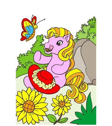 Cartoon Pony Coloring Pages