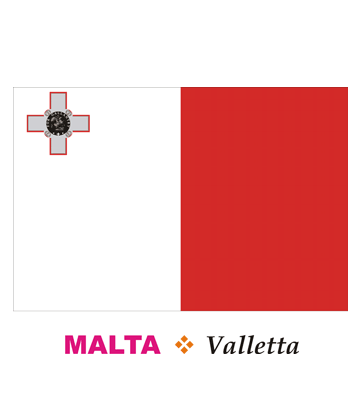 Malta Flag Coloring Pages