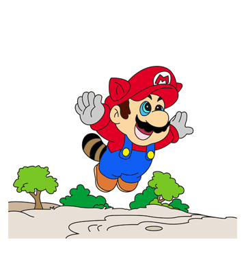 Super Mario Coloring Pages