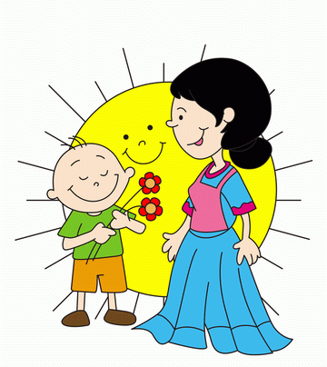 Mother Love Coloring Pages
