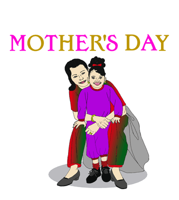 Happy Mother Day Coloring Pages
