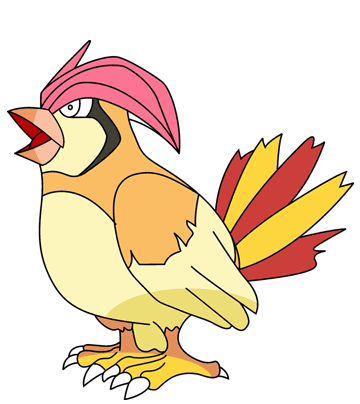 Pidgeotto Coloring Pages