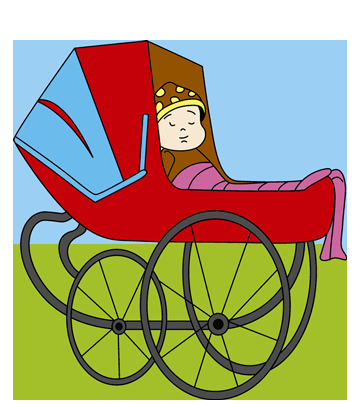 Infant Stroller Coloring Pages