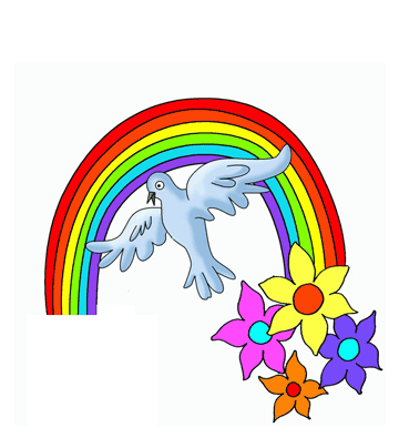 Multi Colour Rainbow Coloring Pages