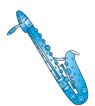 Saxophone Instruments Coloring Pages