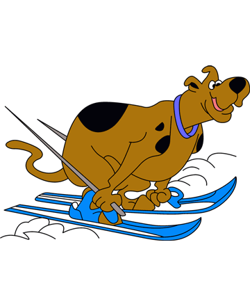 Scooby Doing Skating Coloring Pages