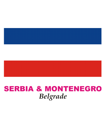 Serbia And Montenegro Flag Coloring Pages