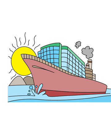 Cruise Ship Coloring Pages