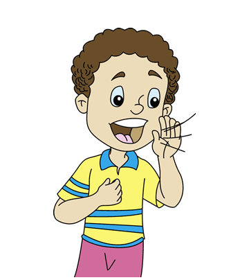 Shouting Coloring Pages