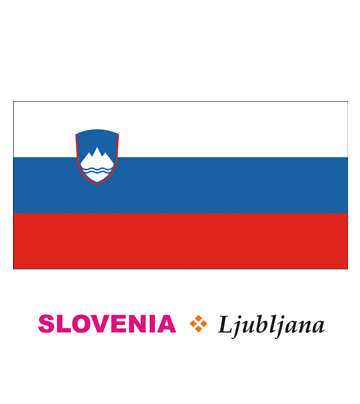 Slovenia Flag Coloring Pages