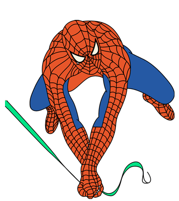Angry Spider Man Coloring Pages