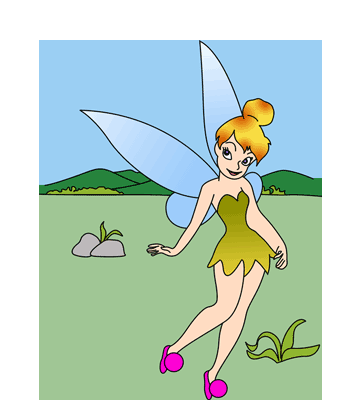 Tinkerbell Coloring on Disney Tinkerbell Coloring Pages To Print