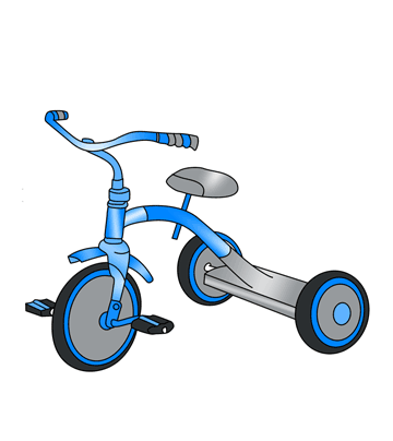 Tricycle Coloring Pages