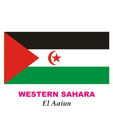Western Sahara Flag Coloring Pages