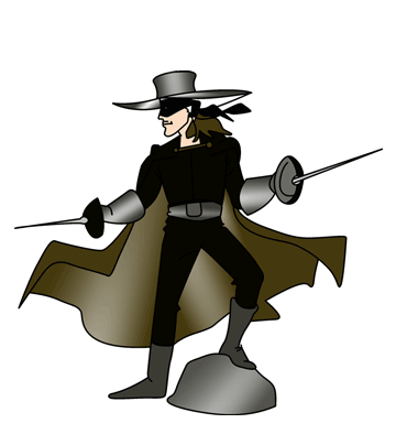 Fighter Zorro Coloring Pages